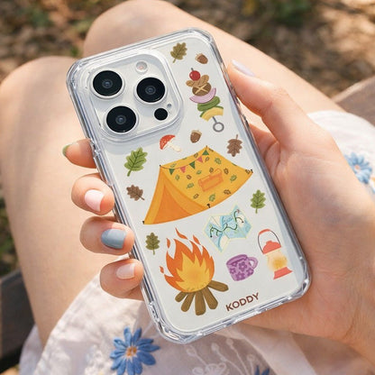 Autumn Camping Tent Phone Case - KODDY aesthetic iphone case UK