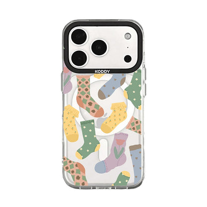 Cute Autumn Cozy Socks iPhone Case iPhone 17 Pro-KODDY