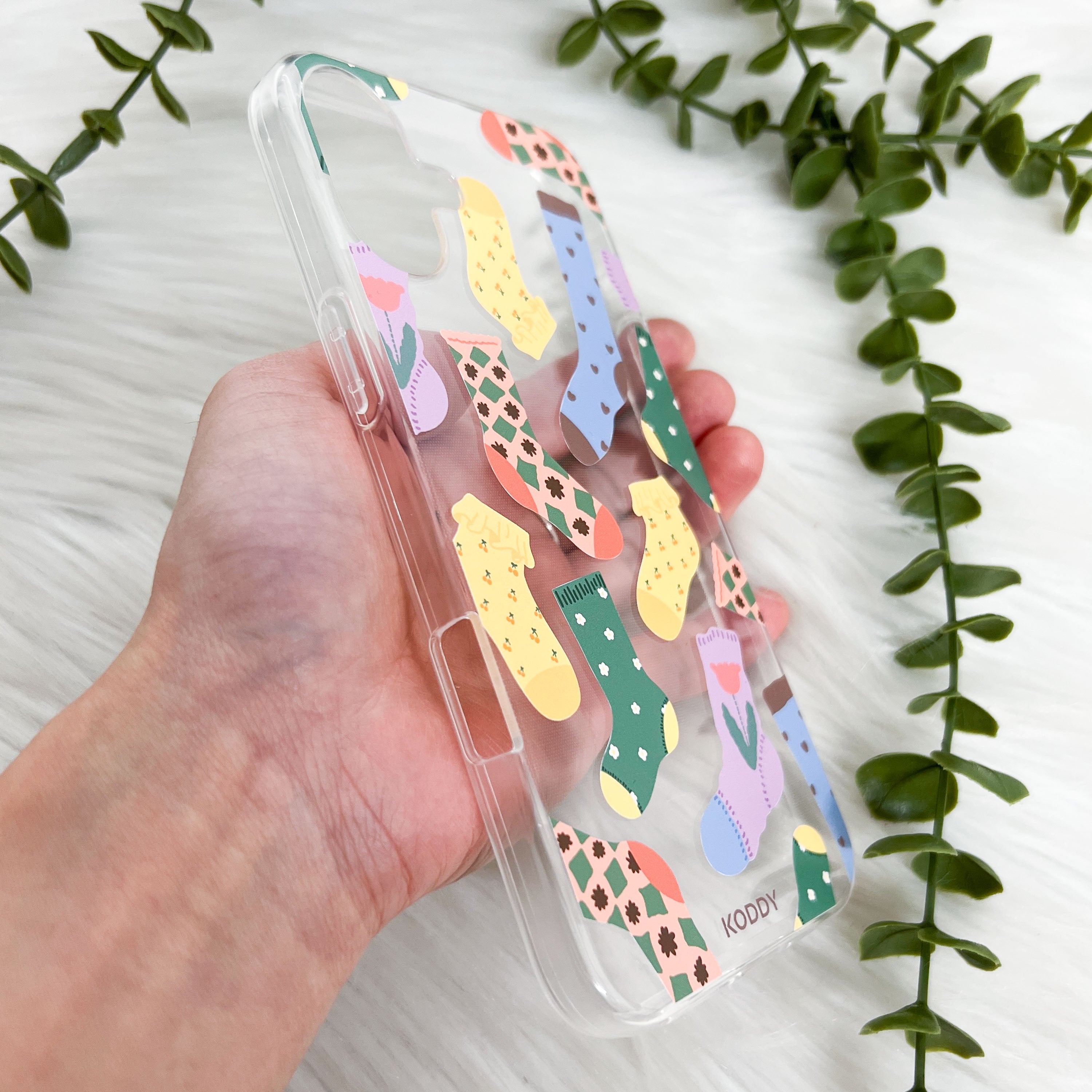 Autumn Cozy Socks Phone Case - KODDY