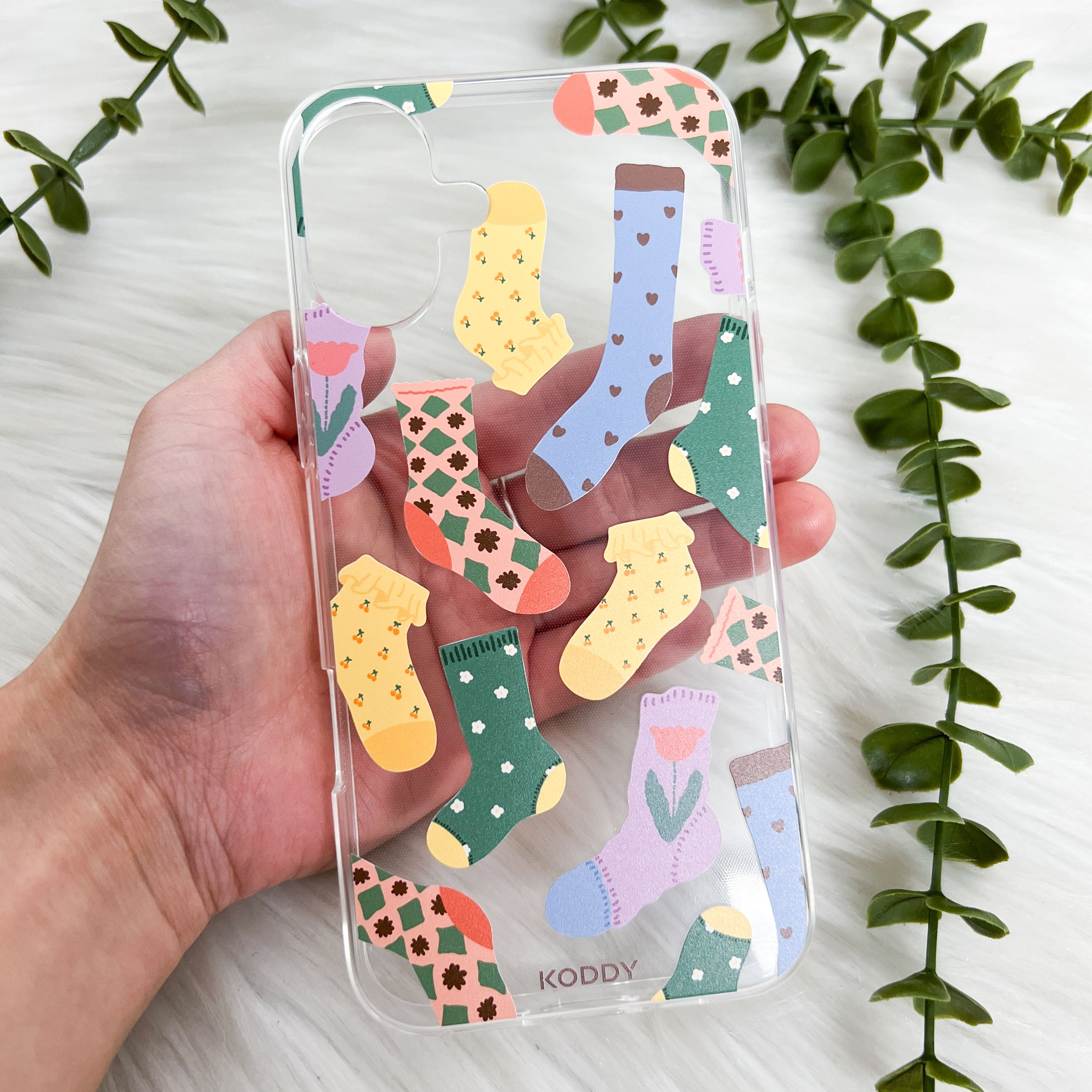 Autumn Cozy Socks Phone Case - KODDY