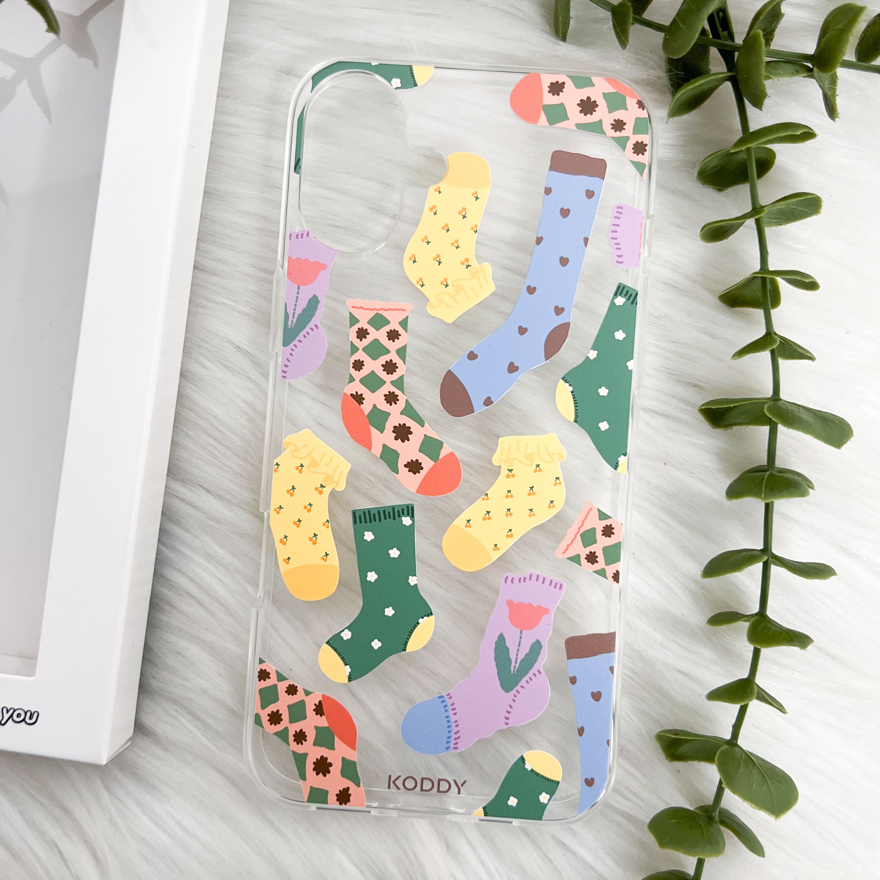 Autumn Cozy Socks Phone Case - KODDY
