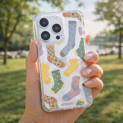 Autumn Cozy Socks Phone Case - KODDYaesthetic iphone case UK