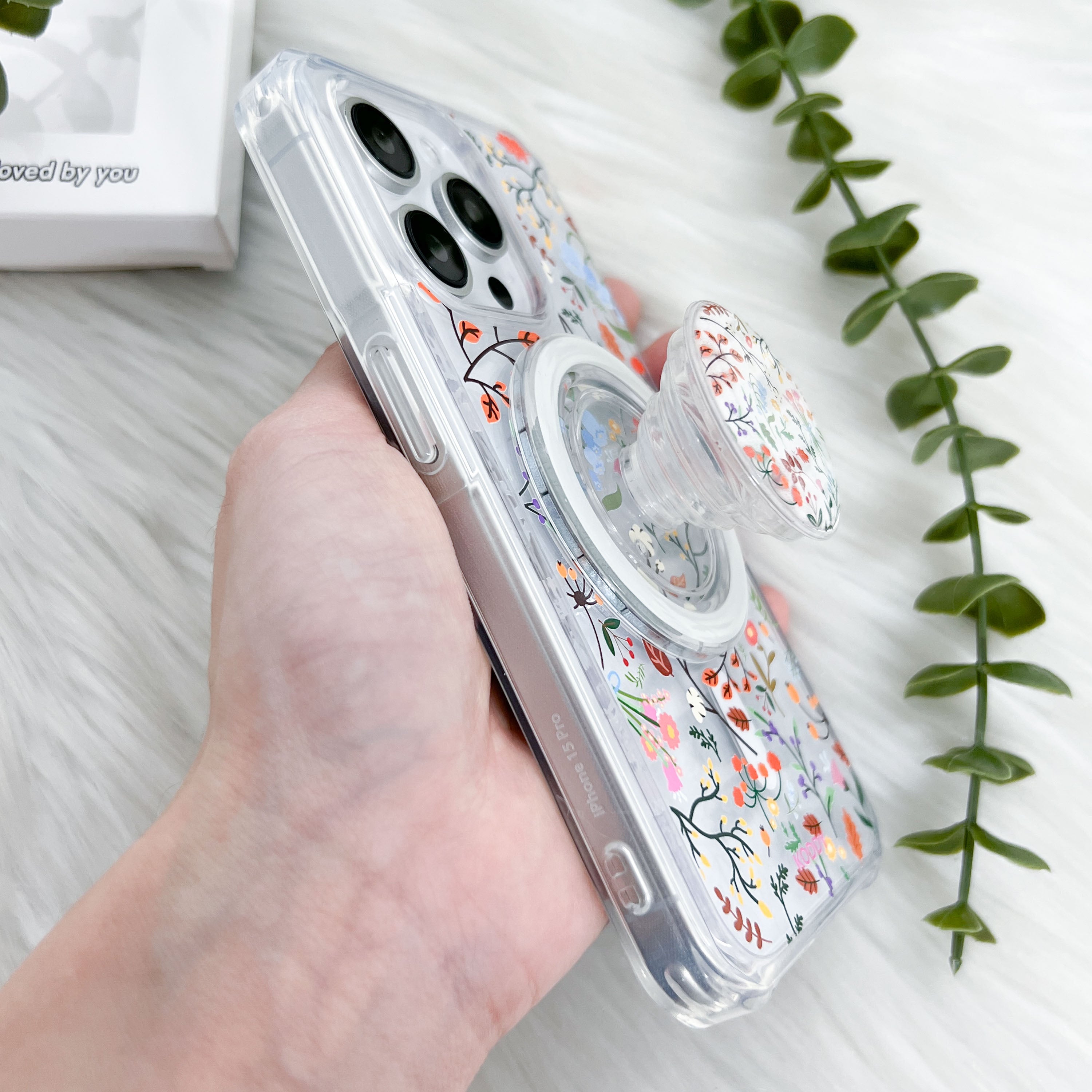 Autumn Flowers Phone Case and Phone Grip Bundle - KODDY