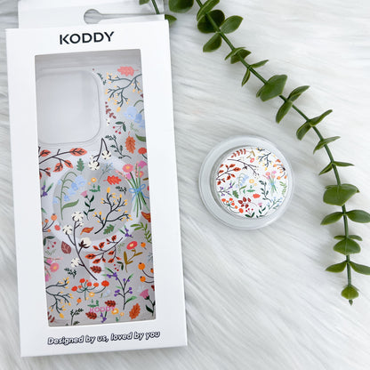 Autumn Flowers Phone Case and Phone Grip Bundle - KODDY