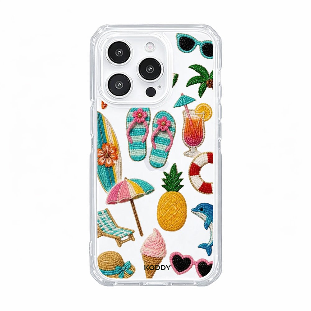 Beaded Summer Beach Charms Phone Case
