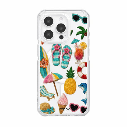 Beaded Summer Beach Charms Phone Case