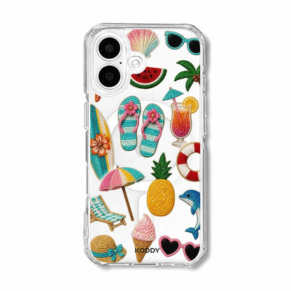 Beaded Summer Beach Charms Phone Case