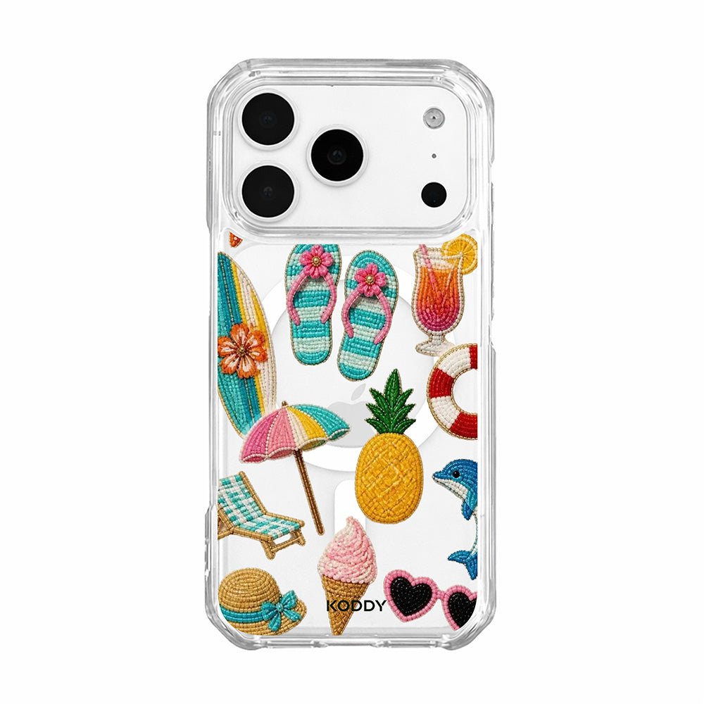 Beaded Summer Beach Charms Phone Case