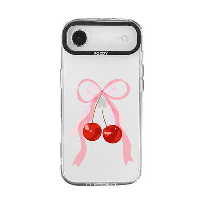 Pink Bubble Pattern Hearts iPhone Case - KODDY