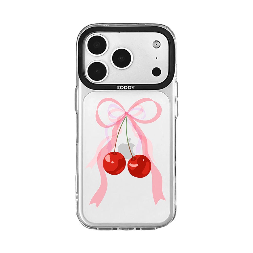 Pink Bubble Pattern Hearts iPhone Case - KODDY
