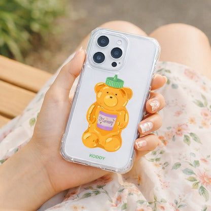 Big Honey Bear Bottle Phone Case - KODDY aesthetic iphone case UK