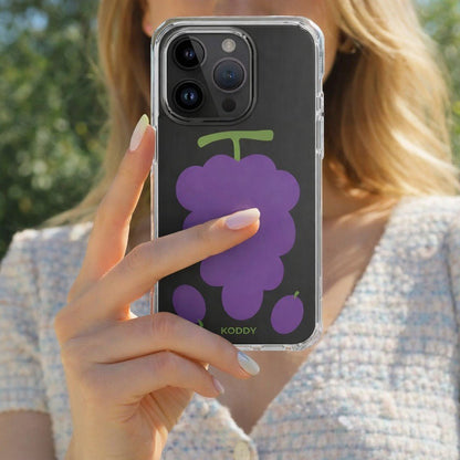 Big Purple Grape Phone Case - KODDY aesthetic iphone case UK