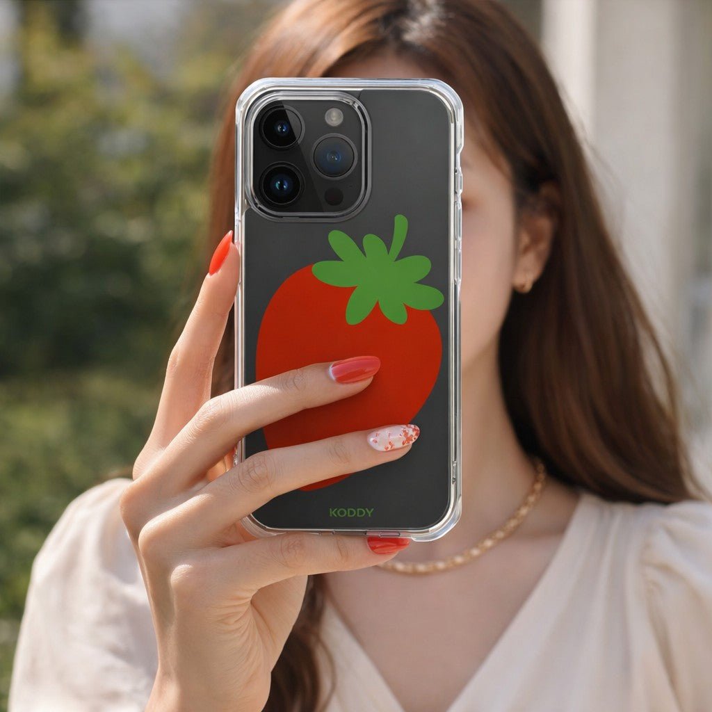 Big Strawberry Phone Case - KODDY aesthetic iphone case UK