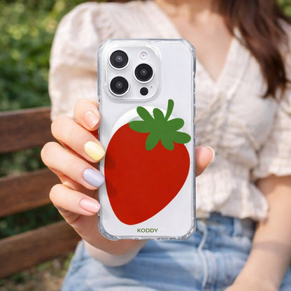 Big Strawberry Phone Case - KODDY aesthetic iphone case UK