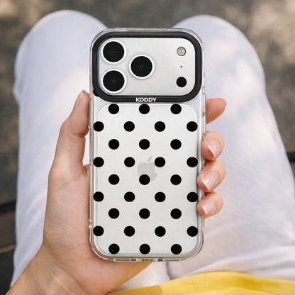 Black Polka Dot Bold iPhone Case - KODDY aesthetic iphone case UK