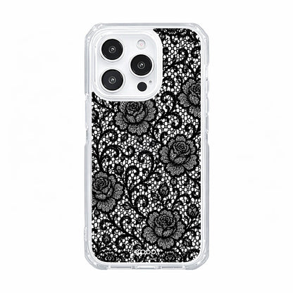 Black Rose Lace Phone Case-KODDY aesthetic iphone case UK