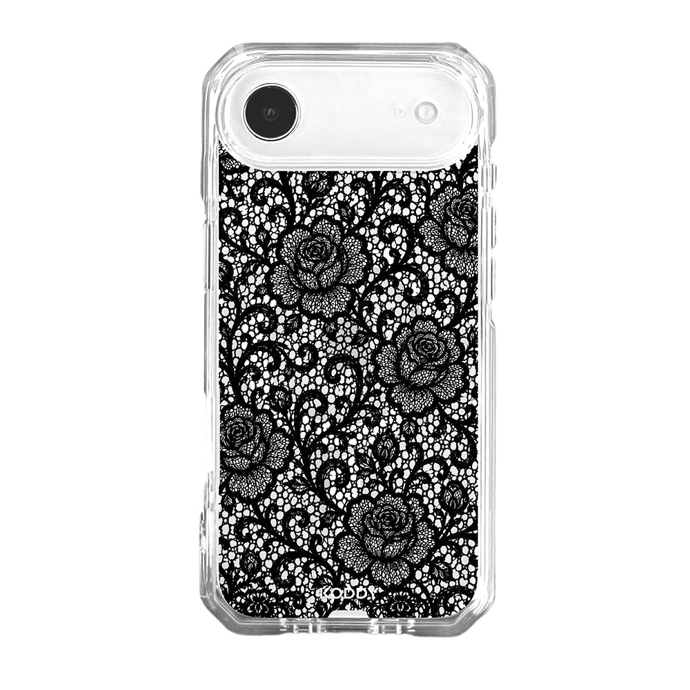 Black Rose Lace Phone Case-KODDY aesthetic iphone case UK