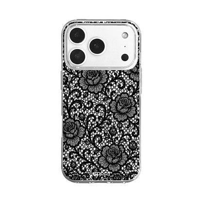 Black Rose Lace Phone Case-KODDY aesthetic iphone case UK