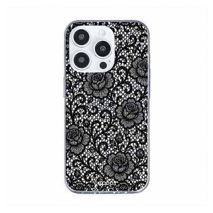 Black Rose Lace Phone Case-KODDY aesthetic iphone case UK