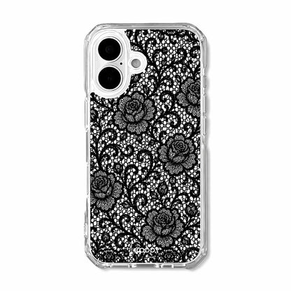Black Rose Lace Phone Case-KODDY aesthetic iphone case UK