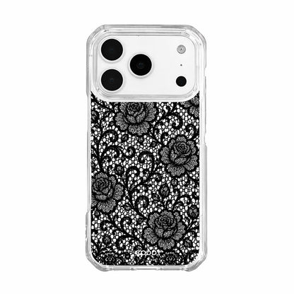 Black Rose Lace Phone Case-KODDY aesthetic iphone case UK