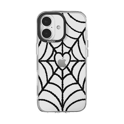 Black Spider Web aesthetic iPhone Case - KODDY