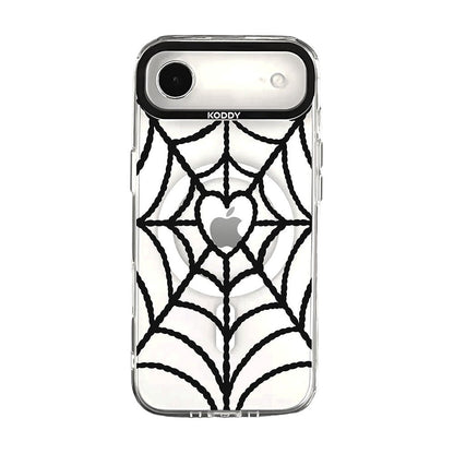 Black Spider Web aesthetic iPhone Case - KODDY
