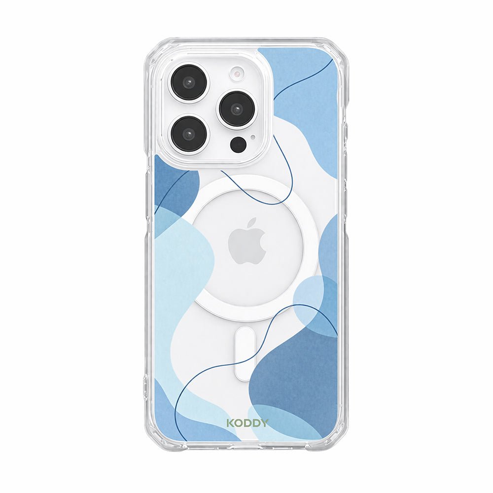 Blue Abstract Aesthetic Phone Case