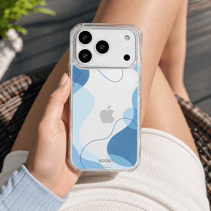 Blue Abstract Aesthetic Phone Case-KODDY aesthetic iphone case UK