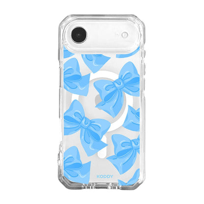 Blue Fluffy Ribbon Phone Case - KODDY aesthetic iphone case UK