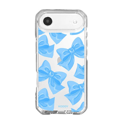 Blue Fluffy Ribbon Phone Case - KODDY aesthetic iphone case UK