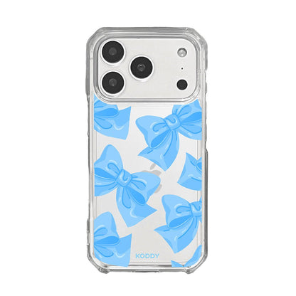 Blue Fluffy Ribbon Phone Case - KODDY aesthetic iphone case UK