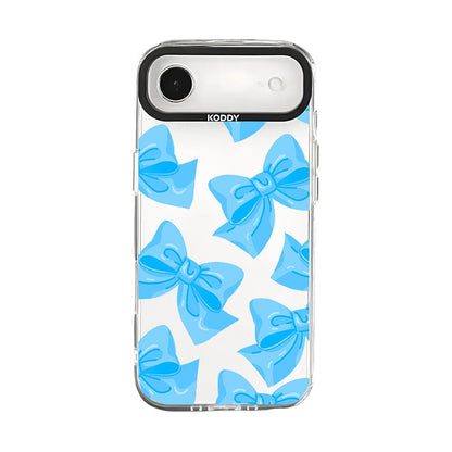 Blue Fluffy Ribbon Protective iPhone Case - KODDY