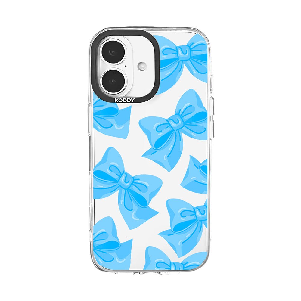 Blue Fluffy Ribbon Protective iPhone Case - KODDY