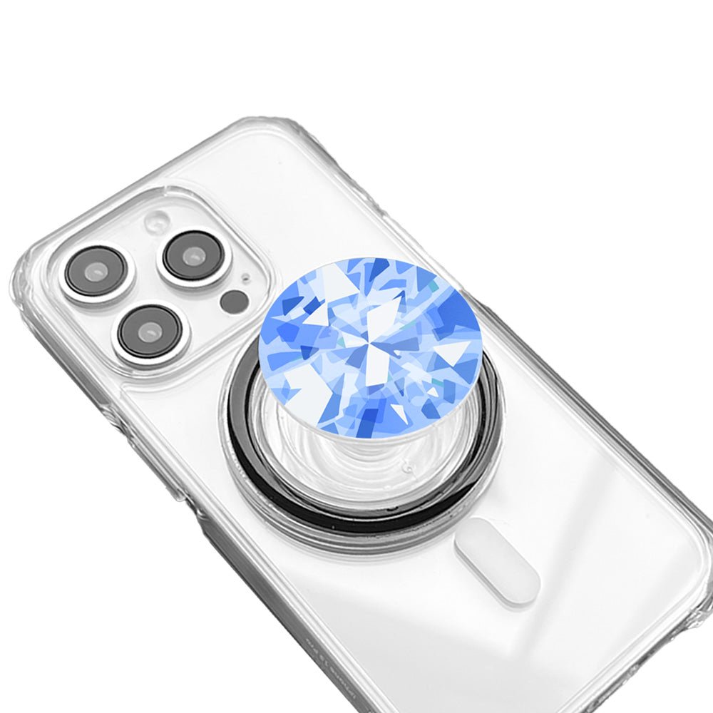 Blue Gemstone Phone Grip - KODDY