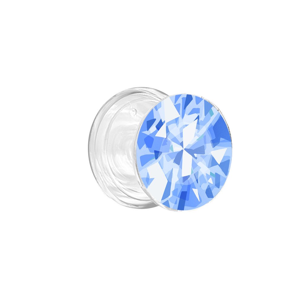 Blue Gemstone Phone Grip - KODDY