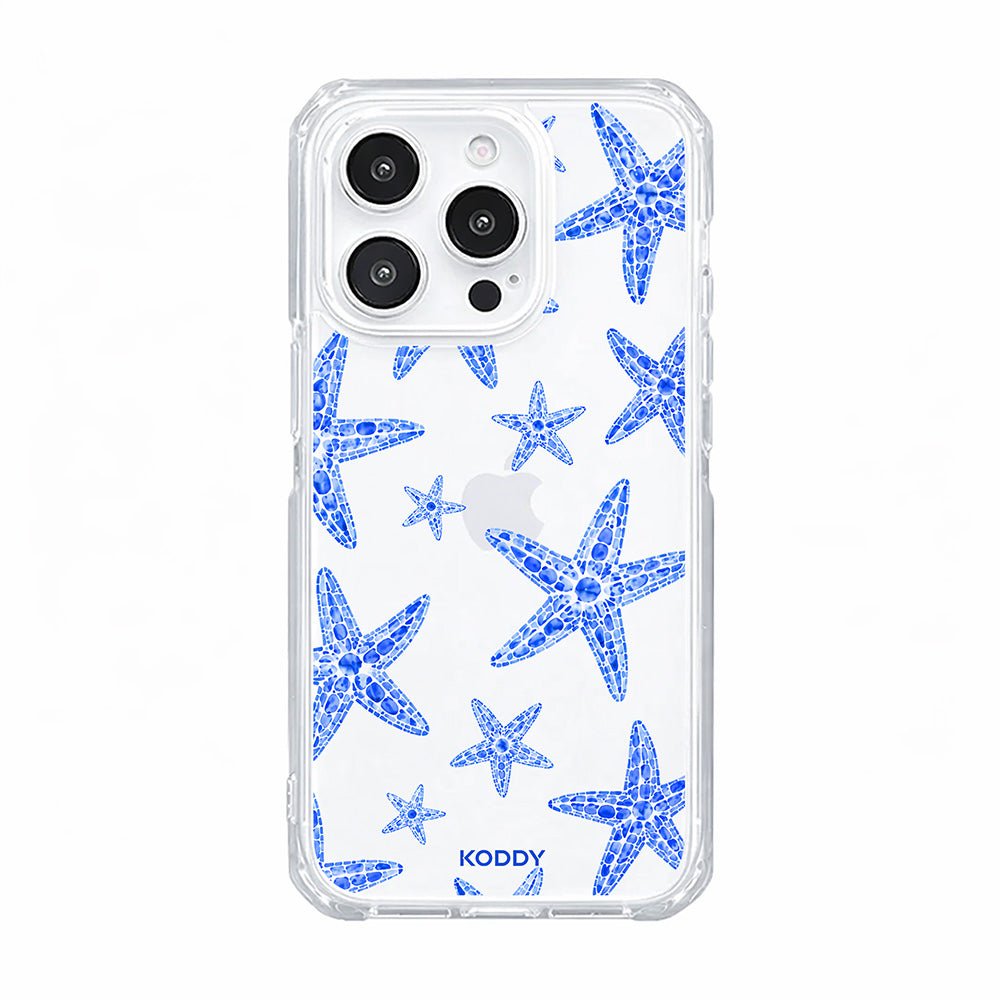 Blue Lagoon Starfish Clear Phone Case