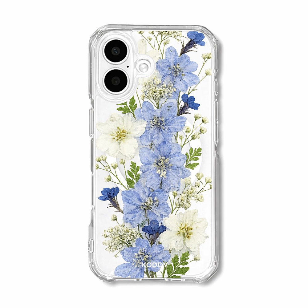 Blue Wildflower Botanical Phone Case