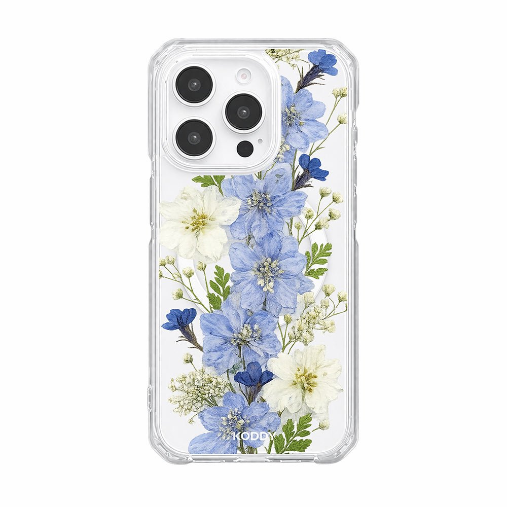 Blue Wildflower Botanical Phone Case
