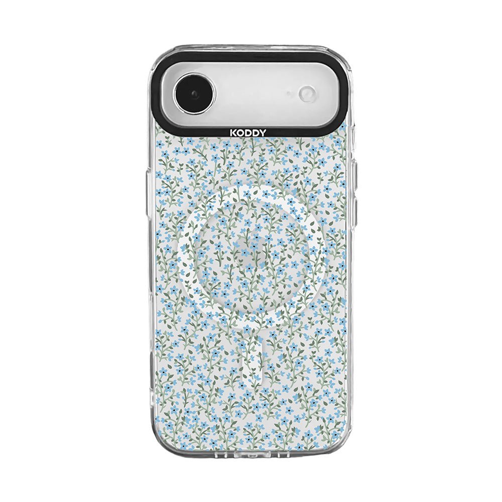 Blue Wildflower Floral iPhone Case