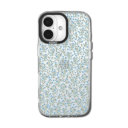 Blue Wildflower Floral iPhone Case