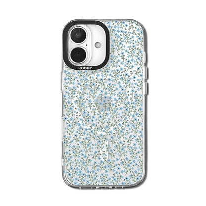 Blue Wildflower Floral iPhone Case