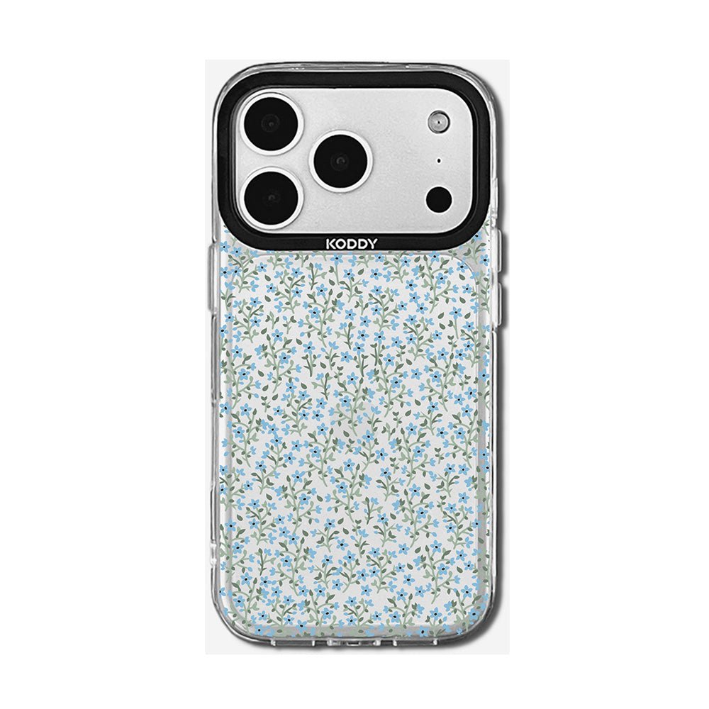 Blue Wildflower Floral iPhone Case