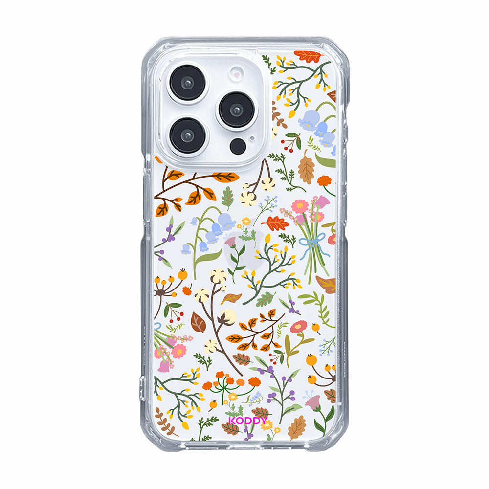 Stylish Autumn Flowers Phone Case