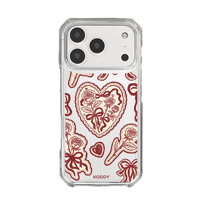 Burgundy Lace Phone Case - KODDY