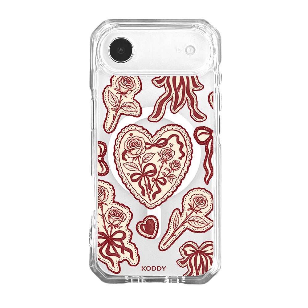 Burgundy Lace Phone Case - KODDY