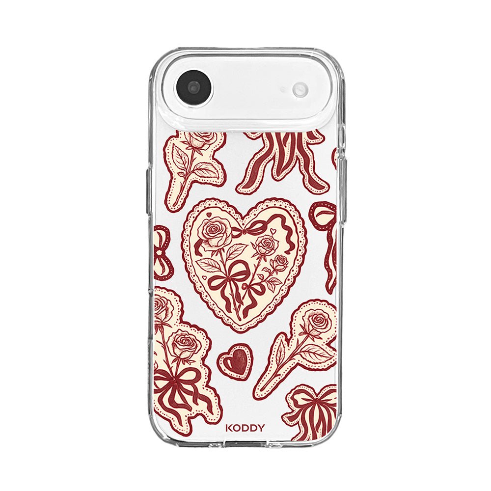 Burgundy Lace Phone Case - KODDY