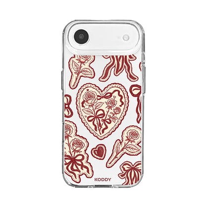 Burgundy Lace Phone Case - KODDY