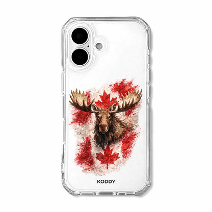 Canadian Flag and Moose Phone Case