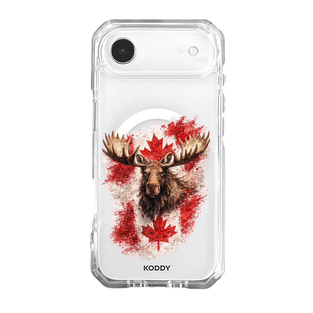 Canadian Flag and Moose Phone Case
